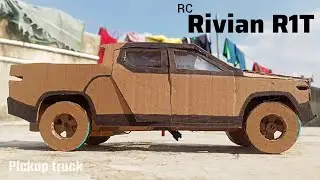How To Make A RC Pickup Truck With Cardboard.