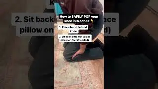 How to safely pop your knee joint!