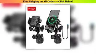 MOTOWOLF Motorcycle Riding Shock-Absorbing Phone Holder Type-c Charger Adjustable Anti-Theft Quick