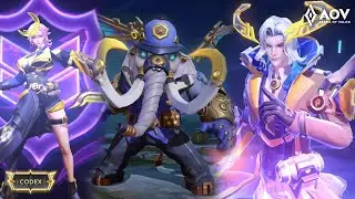 AOV NEW SKIN CODEX XENIEL ALEISTER, CHAUGNAR, LINDIS | VALOR PASS 2023 - Arena of Valor