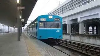 103系混色 廃車回送 姫路駅入線