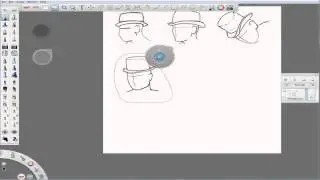 Учимся рисовать голову человека SketchBook Pro 6 (speed paint)#7