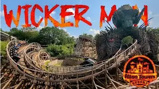 Wicker Man Off Ride | Alton Towers Resort in 4K 60fps