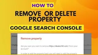 How to Delete or Remove website from google search console |  Remove domain or URL Property  ArifPro