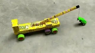 How to make RC traffic Crane from frooti /Science project RC traffic Crane from frooti #experimnent 