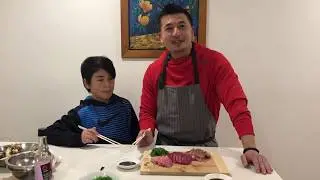 &laquo;Surf and Turf&raquo; (в стиле Food Alchemist) &mdash; филе голубого тунца и шотландского виски со свежим хреном