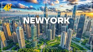 Tranquil New York 4K - Scenic Views of NYC with Calming Soundscapes