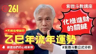 【紫微斗數】2025年乙巳流年運勢！天機在哪最好！掌握化祿進財的關鍵！你的事業成就與錢財的關鍵！紫微斗數命盤完整分析！EP.261－顯君他們的心經車隊【CC字幕】