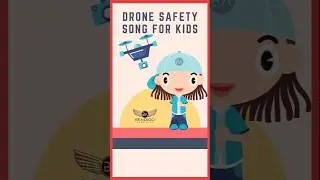 Kids love drones - Teach kids to fly safely with the FIRST-EVER Drone Safety Song #drones #kidssong