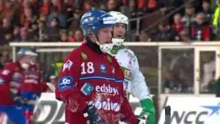 Edsbyns 2 1 p&aring; straff   Bandy   SVT Play