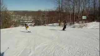 A day of Snowboarding with the ProBar (patent Pending)