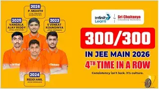 JEE Main 2026 Topper Pasala Mohith | 300 Marks in Jan Attempt | #SriChaitanya