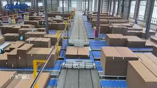 Whole Plant Smart Logistics Solution.#Corrugated #Packaging #carton #Cardboard #Machine #logistics