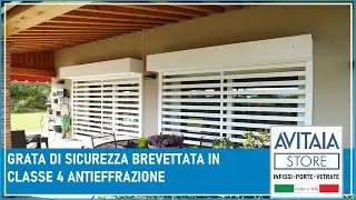 Grata di sicurezza brevettata IN CLASSE 4 ANTIEFFRAZIONE! 🔥