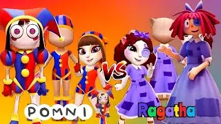 The Amazing Digital Circus Pomni VS Ragatha | My talking Angela 2 | Cosplay