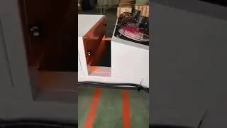 UV roller coating line for round stool.