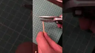 Секатор BERGER 1104. Основной инструмент для создания макетов из бамбуковых шпажек. Демонстрация.