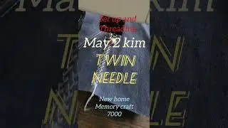 May kim đôi- Twin needle sewing 