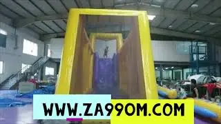 Inflatable Mobile Zip Line Game Portable