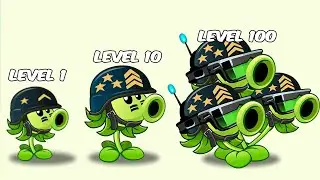 120 Plants level 1 vs 1 Plant level 100 vs 10 Pyramid head Zombies Level 10 - PvZ 2 Challange