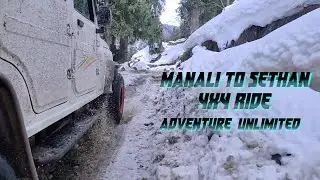Manali to Sethan snow ride | Sethan village guide