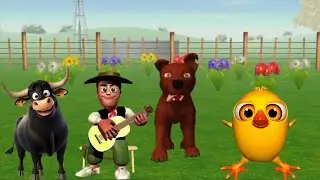 Crazy Animals DJ Dance &ndash; Chicken Cow Dog Viral Video | 3D Cartoon Animals DJ Dance &ndash; Chicken, 