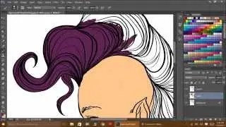 Mohawk Elf KJArting 3NOV2015  #art #artist #digitalart #digistamp