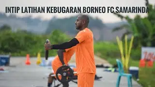 Latihan kebugaran penggawa Borneo FC Samarinda