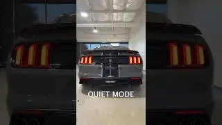 Громкие и тихие режимы выхлопа на Shelby GT350&hellip; #выхлоп #shelby #ford #mustang #cars
