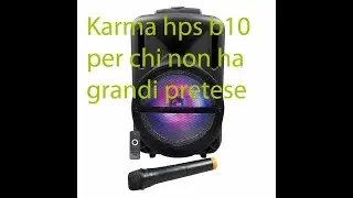 altoparlante karma hps b10