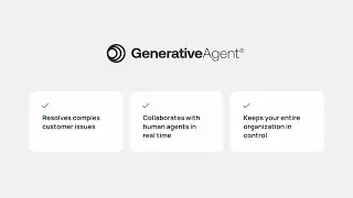 ASAPP GenerativeAgent Full Demo