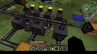 Feed the Beast (AE2 and Extra utilities) Automated Inscribers,  Cheap setup