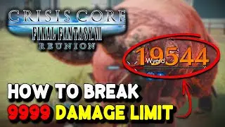 Crisis Core Final Fantasy 7 Reunion DAMAGE LIMIT BREAK (Increase 9,999 damage limit to 99,999)