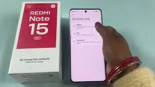 How To Set Screen Lock In redmi note 15 5g| redmi note 15 mobile me lock kaise lagaye| pattern lock 