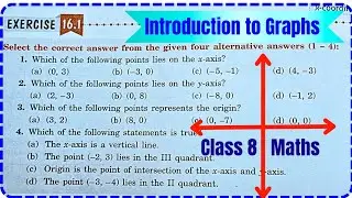 📏Coordinate Geometry | class 8 math mcq on X-Axis, Y-Axis, Origin, Quadrants | Exam Practice