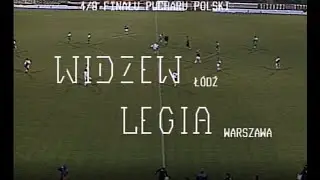 1/8 finału: Widzew Łódź - Legia Warszawa 1:2 (1:0)  10.11.1993
