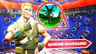 DEZE ESCAPE ROOM HEEFT GEHEIME GANGEN?! | Fortnite Creative ft. Mannen