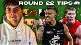 ROUND 22 AFL TIPS + PREDICTIONS 2025