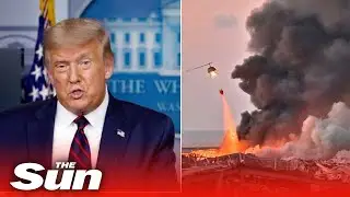 Trump says Beirut explosion &lsquo;was a bomb', his generals &lsquo;don&rsquo;t think it was an accident&rsquo;