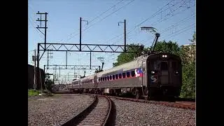 20100504 SEPTA Silverliner II III IV Lansdale CSX Stony Creek Branch B738 run up to Lansdale