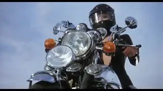 Actress Janet Agren in Motorcycle Gear (RE-UPLOAD HD)