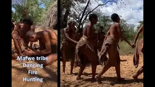Traditional African dances Mafwe tribe , wildlife , hunting in Africa