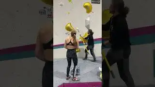 FINALS... I need this bloc to secure silver 🥈 #competitionclimbing #climbing #bouldering #fypシ