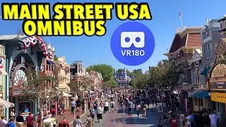 Виртуальная поездка по главной улице Диснейленда в США! - VR180
