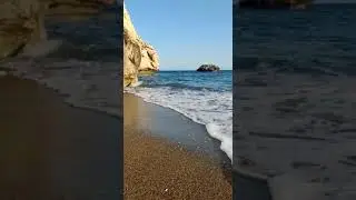 Beautiful Petra tou Romiou Sea in Kouklia Cyprus