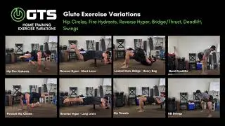 Glute Home Exercise Variations - GTS Exercise Index