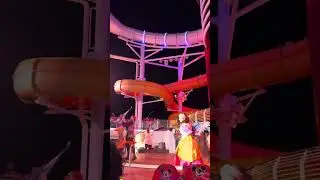 The pirate live event on Disney cruise ship
