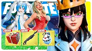 Prob&eacute; el Evento de Navidad en Fortnite!