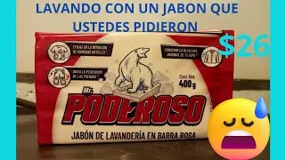 LAVANDO ROPA BLANCA CON EL JABON  PODEROSO 🐻‍❄️ OTRA DECEPCIÓN MAS 👎