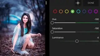 Lightroom Navy Blue Tone Photo Editing | Lightroom Photo Editing